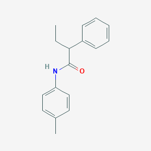 molecular formula C17H19NO B311977 N-(4-methylphenyl)-2-phenylbutanamide 