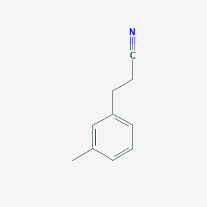 molecular formula C10H11N B3119784 3-(3-Methylphenyl)propanenitrile CAS No. 25468-88-6
