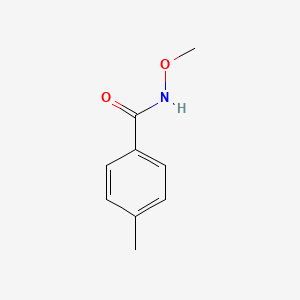 molecular formula C9H11NO2 B3119820 N-Methoxy-4-methylbenzamide CAS No. 25563-06-8