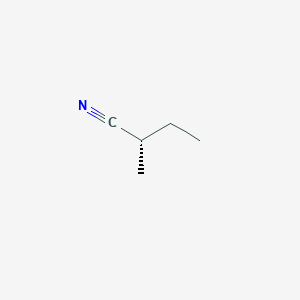 molecular formula C5H9N B3119827 (S)-(+)-2-Methylbutyronitrile CAS No. 25570-03-0