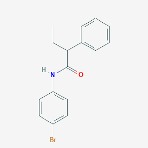 molecular formula C16H16BrNO B311985 N-(4-bromophenyl)-2-phenylbutanamide 
