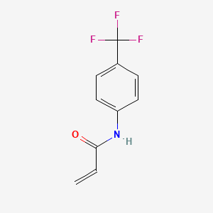 molecular formula C10H8F3NO B3119860 2-Propenamide, N-[4-(trifluoromethyl)phenyl]- CAS No. 25617-42-9