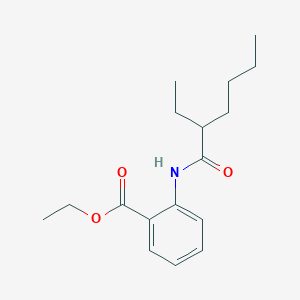 molecular formula C17H25NO3 B311987 Ethyl 2-[(2-ethylhexanoyl)amino]benzoate 