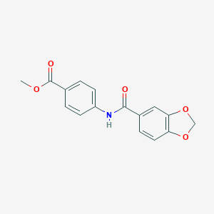 Methyl 4-[(1,3-benzodioxol-5-ylcarbonyl)amino]benzoate