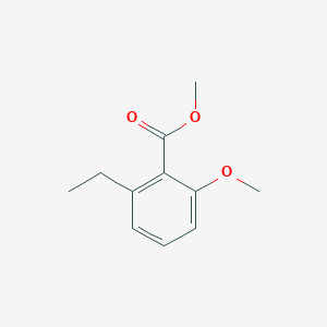 molecular formula C11H14O3 B3119914 Methyl 2-ethyl-6-methoxybenzoate CAS No. 256664-96-7