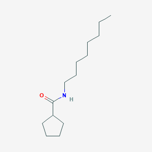 molecular formula C14H27NO B311993 N-octylcyclopentanecarboxamide 