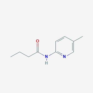 molecular formula C10H14N2O B311994 N-(5-methyl-2-pyridinyl)butanamide 