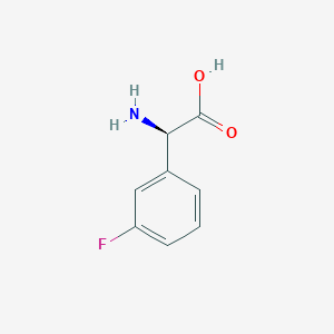 molecular formula C8H8FNO2 B3119946 (R)-2-氨基-2-(3-氟苯基)乙酸 CAS No. 25698-44-6