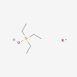 molecular formula C6H16KOSi B3119955 CID 156594841 CAS No. 25706-33-6