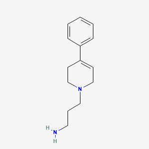 molecular formula C14H20N2 B3119968 [3-(4-Phenyl-3,6-dihydropyridin-1(2H)-yl)propyl]amine CAS No. 25755-27-5