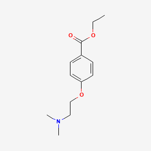 molecular formula C13H19NO3 B3119972 Ethyl 4-(2-(dimethylamino)ethoxy)benzoate CAS No. 25773-00-6
