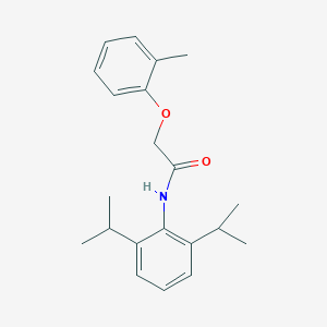 molecular formula C21H27NO2 B311998 N-(2,6-diisopropylphenyl)-2-(2-methylphenoxy)acetamide 