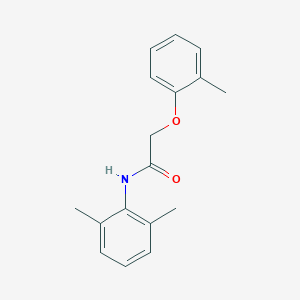 molecular formula C17H19NO2 B312000 N-(2,6-dimethylphenyl)-2-(2-methylphenoxy)acetamide 
