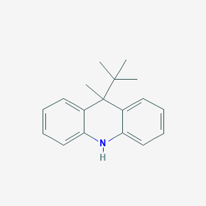 molecular formula C18H21N B3120001 9-Tert-butyl-9-methyl-9,10-dihydroacridine CAS No. 25812-87-7