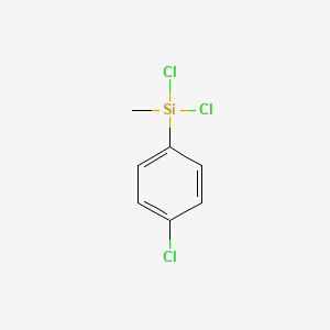 molecular formula C7H7Cl3Si B3120057 甲基对氯苯基二氯硅烷 CAS No. 25898-35-5