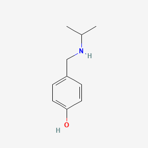 molecular formula C10H15NO B3120109 4-{[(Propan-2-yl)amino]methyl}phenol CAS No. 259735-08-5