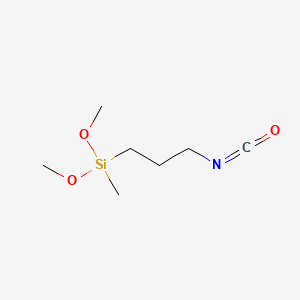 molecular formula C7H15NO3Si B3120209 Silane, (3-isocyanatopropyl)dimethoxymethyl- CAS No. 26115-72-0