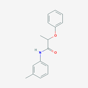 molecular formula C16H17NO2 B312023 N-(3-methylphenyl)-2-phenoxypropanamide 