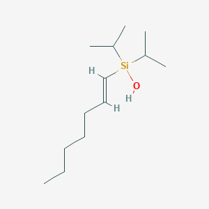molecular formula C13H28OSi B3120270 (E)-Heptenyldiisopropylsilanol CAS No. 261717-41-3