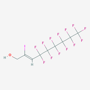 molecular formula C9H4F13IO B3120279 (Z)-4,4,5,5,6,6,7,7,8,8,9,9,9-十三氟-2-碘-壬-2-烯-1-醇 CAS No. 261761-01-7