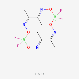 molecular formula C8H12B2CoF4N4O4 B3120302 N,N',N