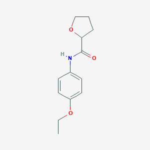 molecular formula C13H17NO3 B312031 N-(4-ethoxyphenyl)oxolane-2-carboxamide 