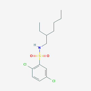 molecular formula C14H21Cl2NO2S B312032 2,5-dichloro-N-(2-ethylhexyl)benzenesulfonamide 