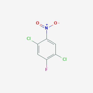 molecular formula C6H2Cl2FNO2 B3120324 1,4-Dichloro-2-fluoro-5-nitrobenzene CAS No. 2624-66-0