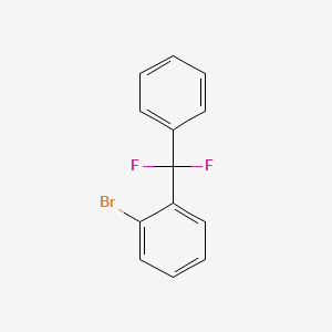 molecular formula C13H9BrF2 B3120378 1-溴-2-(二氟苯甲基)苯 CAS No. 263249-01-0