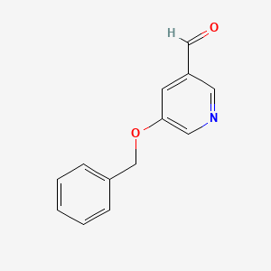 molecular formula C13H11NO2 B3120382 5-(Benzyloxy)nicotinaldehyde CAS No. 263270-32-2