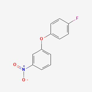 molecular formula C12H8FNO3 B3120397 1-(4-Fluorophenoxy)-3-nitrobenzene CAS No. 263349-49-1