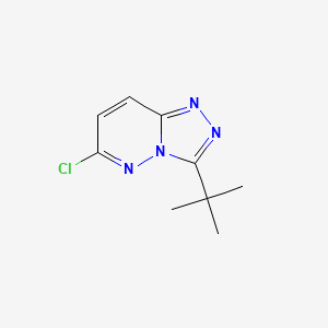 molecular formula C9H11ClN4 B3120401 3-Tert-butyl-6-chloro-[1,2,4]triazolo[4,3-b]pyridazine CAS No. 263401-62-3