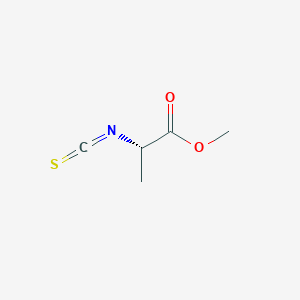molecular formula C5H7NO2S B3120417 methyl (2S)-2-isothiocyanatopropanoate CAS No. 26349-75-7