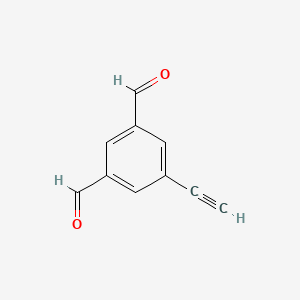molecular formula C10H6O2 B3120441 5-Ethynylisophthalaldehyde CAS No. 263746-70-9