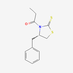 molecular formula C13H15NOS2 B3120445 (S)-4-苄基-3-丙酰基-1,3-噻唑烷-2-硫酮 CAS No. 263764-23-4