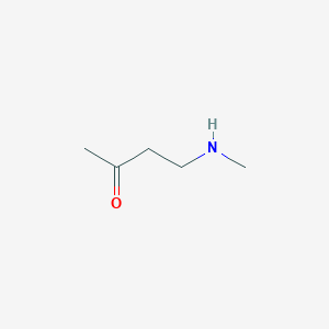 molecular formula C5H11NO B3120453 4-(甲基氨基)丁烷-2-酮 CAS No. 26387-61-1