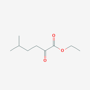 molecular formula C9H16O3 B3120457 5-甲基-2-氧代己酸乙酯 CAS No. 26395-03-9