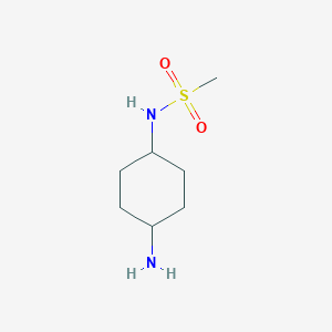 molecular formula C7H16N2O2S B3120507 N-(trans-4-Aminocyclohexyl)methanesulfonamide CAS No. 264608-37-9