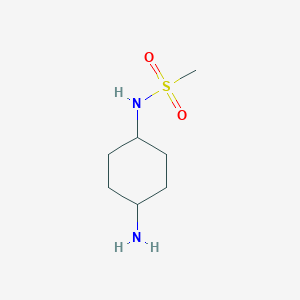 molecular formula C7H16N2O2S B3120507 N-(反式-4-氨基环己基)甲磺酰胺 CAS No. 264608-37-9