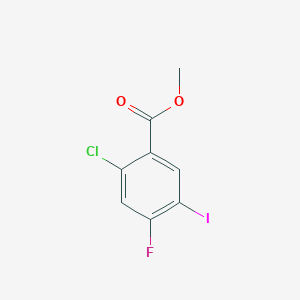 molecular formula C8H5ClFIO2 B3120520 2-氯-4-氟-5-碘苯甲酸甲酯 CAS No. 264927-53-9