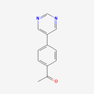 1-[4-(5-Pyrimidinyl)phenyl]ethanone