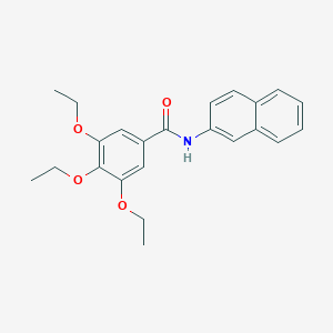 molecular formula C23H25NO4 B312056 3,4,5-triethoxy-N-(2-naphthyl)benzamide 