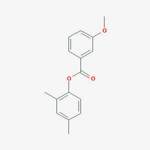 molecular formula C16H16O3 B312061 2,4-Dimethylphenyl 3-methoxybenzoate 
