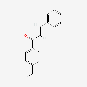 molecular formula C17H16O B3120626 (2E)-1-(4-Ethylphenyl)-3-phenylprop-2-en-1-one CAS No. 26708-48-5
