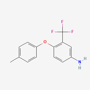 4-(4-Methylphenoxy)-3-(trifluoromethyl)aniline