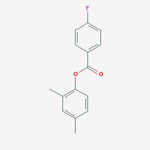 molecular formula C15H13FO2 B312064 2,4-Dimethylphenyl 4-fluorobenzoate 
