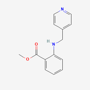molecular formula C14H14N2O2 B3120657 2-[(吡啶-4-基甲基)氨基]苯甲酸甲酯 CAS No. 267891-88-3