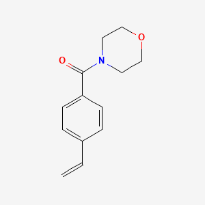 molecular formula C13H15NO2 B3120662 Morpholino(4-vinylphenyl)methanone CAS No. 2681-27-8