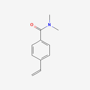 molecular formula C11H13NO B3120666 N,N-dimethyl-4-ethenylbenzamide CAS No. 2681-30-3