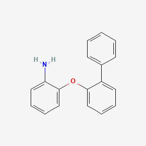 molecular formula C18H15NO B3120677 2-([1,1'-Biphenyl]-2-yloxy)aniline CAS No. 2688-92-8